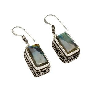 Labradorite Earrings